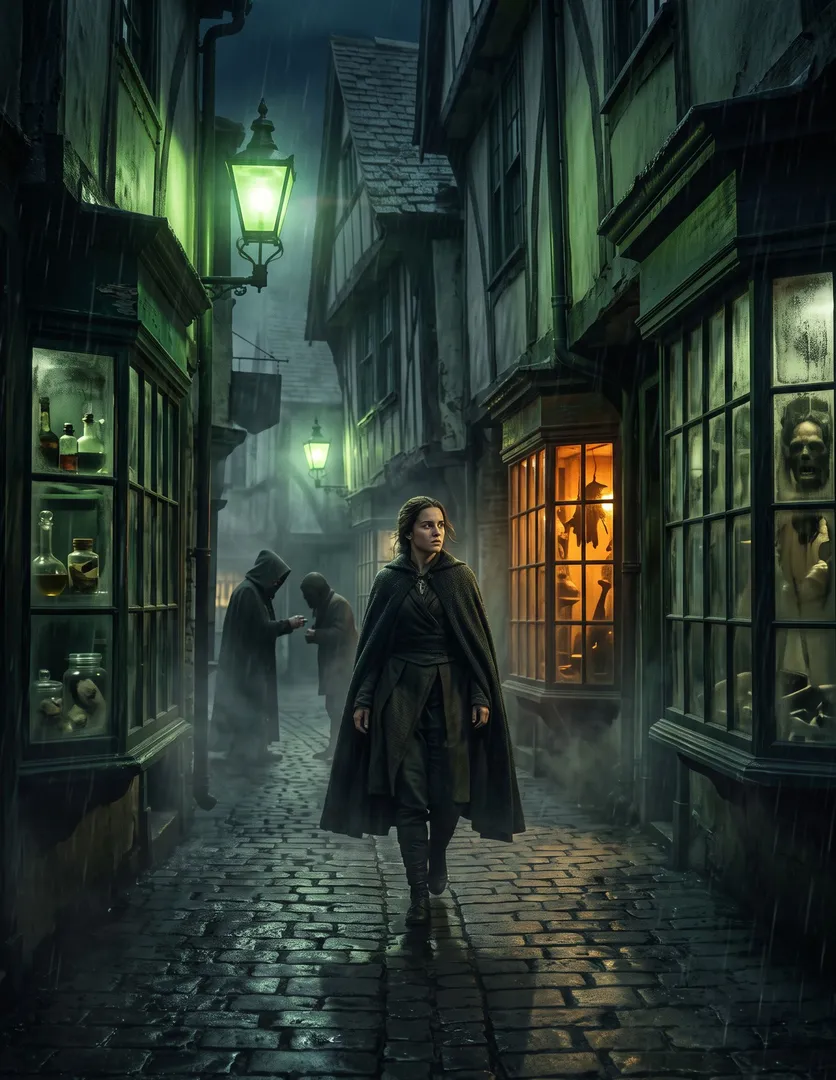 Knockturn Alley, After Dark