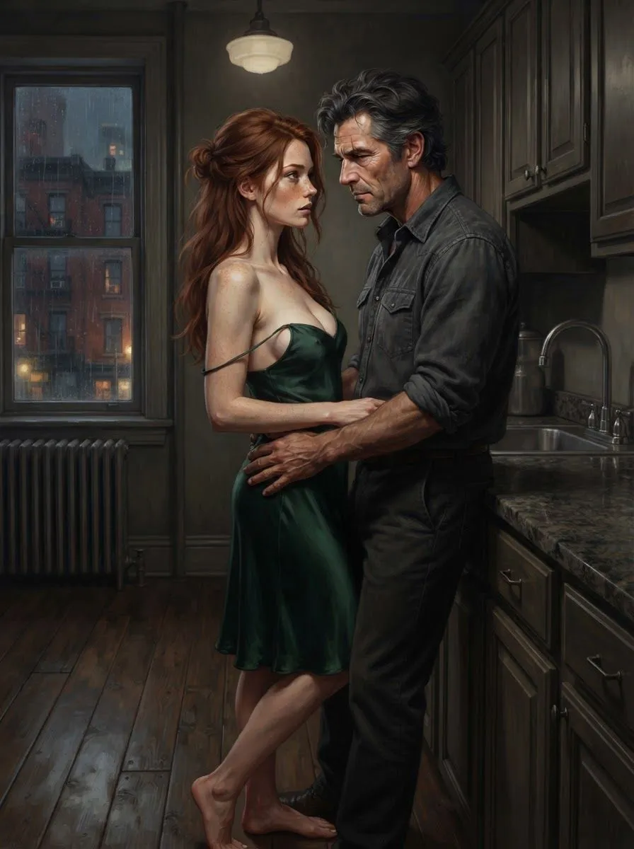 The rough edge of his restraint